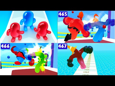 Join Blob Clash 3D Game New MAX LEVEL Update Walkthrough Level 465 - 466- 467