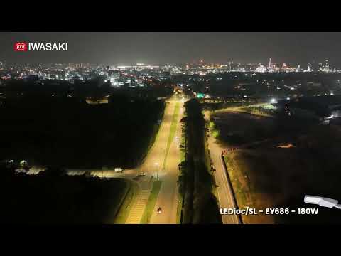 EY686 Street Light Showcase @ Majlis Bandaraya Pasir Gudang | Selangor | LEDioc/SL EY686- 180W