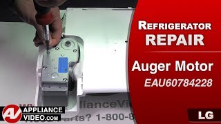 LG Refrigerator - Grinding Noise When Dispensing Ice - Auger Motor Repair and Diagnostic