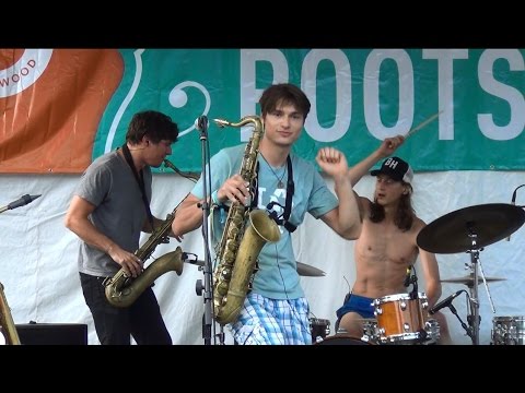 Moon Hooch - EWI, St. Louis & Tubes - LIVE Square Roots Fest Chicago 7/13/2014 2 of 6