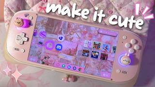 Tips for making your gaming handheld cute 🎀 ✨🍓| AYN Odin 2 Portal Customization 