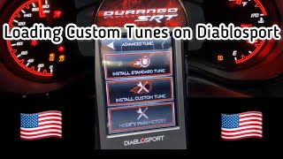 How to load & apply custom tunes on a DiabloSport tuner!