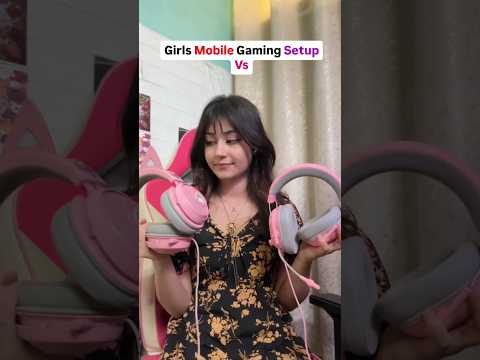 girl Mobile gaming setup VS boy mobile gaming setup #casetoo #bgmi #gaming #funny #shorts