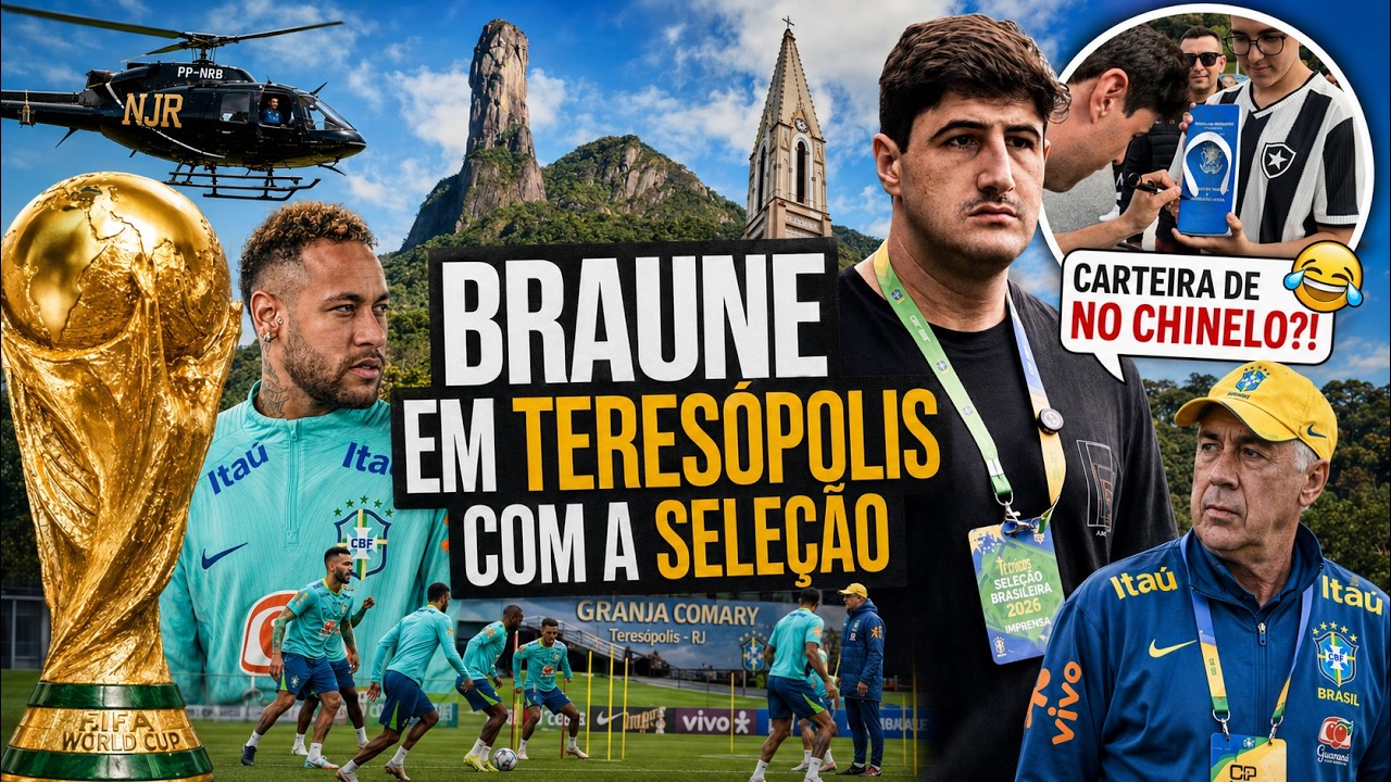 BRAUNE EM TERESÓPOLIS COM A SELEÇÃO!