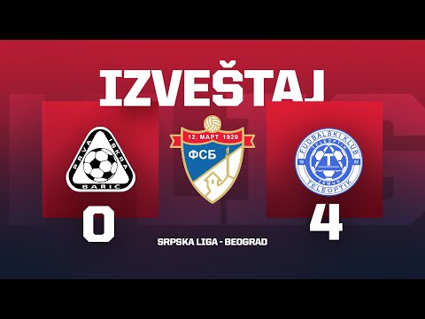 PRVA ISKRA - TELEOPTIK  Srpska Liga Beograd 25/26 - 1. Kolo