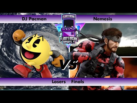 Flynn's Arcade 084 Losers Final - DJ Pacman (Pac-Man) vs Nemesis (Snake) SSBU Tournament 2023
