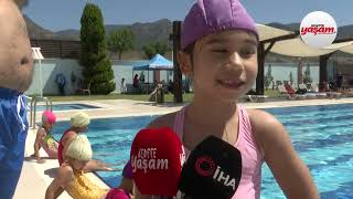 BUHARKENT'TE YÜZME BİLMEYEN KALMAYACAK