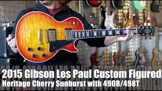 Video thumbnail for The Figured top on this Gibson Les Paul Custom is amazing! by George V Guitars