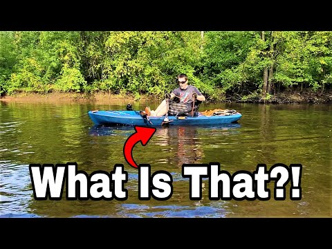 First Time Magnet Fishing Off A Kayak! This Changes The Game!! (HOTSPOT FOUND)
