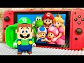 Lego Luigi Enters The Nintendo Switch To Save Them ALL Legomario