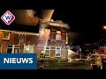 Drie woningen volledig uitgebrand, één bewoner overleden - OMROEP WEST
