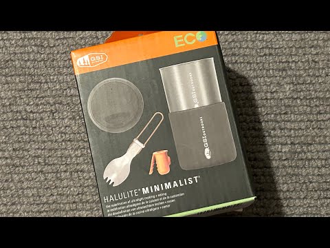 GSI Halulite Minimalist Cooking Kit Unboxing