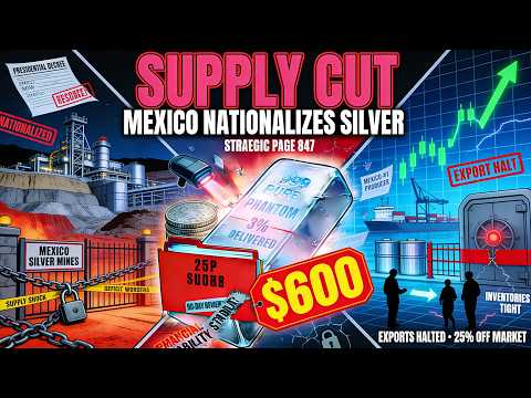 BREAKING Mexico Nationalizes Silver Mines – Exports Halted US Supply Cut Off