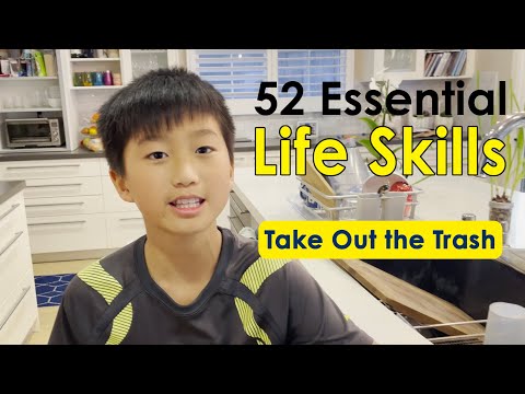Teach Kids How to Take out the Trash/Rubbish (52 Essential Life Skills Series)