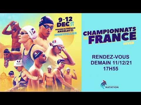 Championnats de France natation Montpellier J2