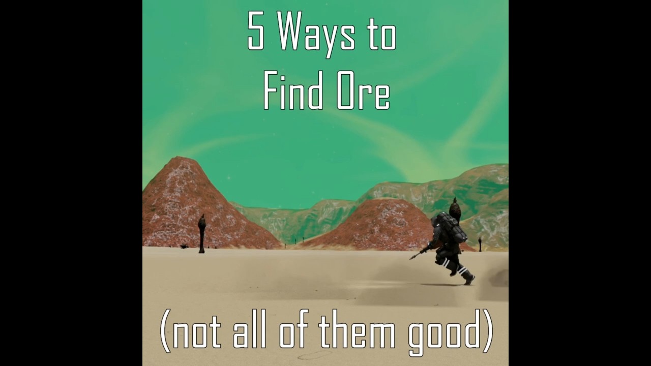 Finding ore in Space Engineers - 5 Ways