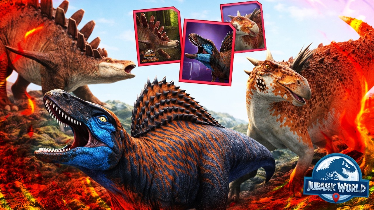3 NUEVOS DINOSAURIOS 🔥Evento LEGENDARIO Jurassic World Alive