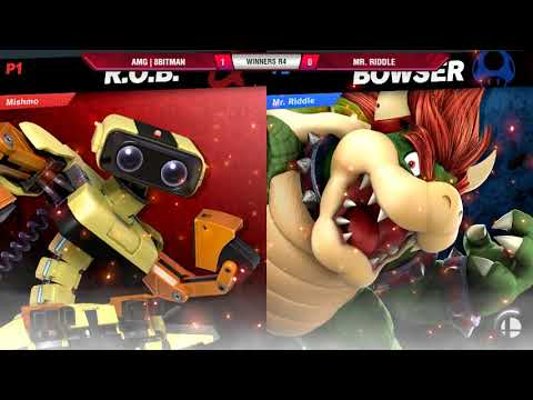 VS Weekly 12/20/18 - Winners R4 - AMG | 8BitMan (ROB) vs Mr. Riddle (Bowser) - SSBU