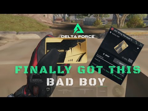 DELTA FORCE MOBILE 🖤 finally got this bad boy