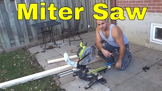 How To Use A Miter Saw-FULL Tutorial