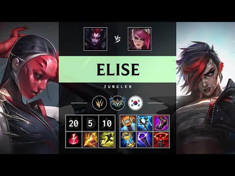 Elise Jungle vs Vi - KR Challenger Patch 25.11