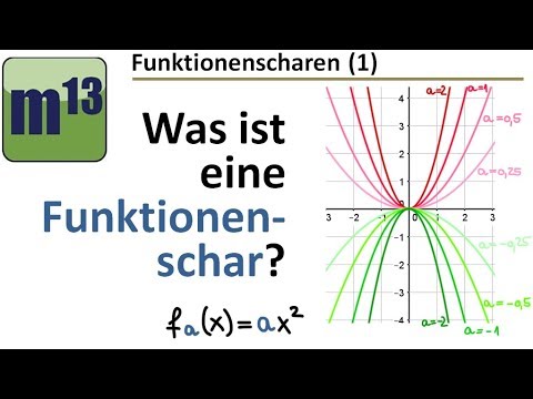(1) Was ist eine Funktionenschar (Kurvenschar, Parameterfunktion)?