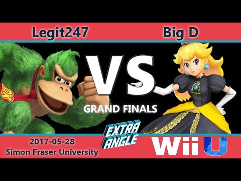 Extra Angle Singles: Grand Finals - Legit247 (DK, Bowser, Diddy Kong) vs CACAW|Big D (Peach)