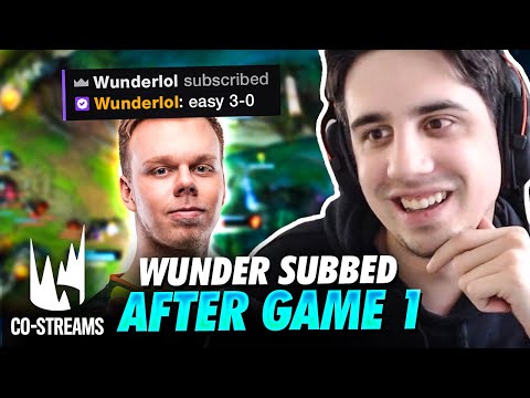 Wunder Subbed To Me After Game 1 ft. OG Upset | IWD LEC Co-Streams
