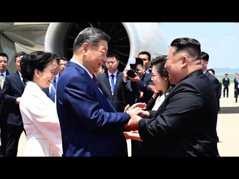 Watch: Xi Jinping arrives in Pyongyang for state visit to DPRK