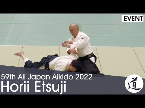 Horii Etsuji Shihan - 59th All Japan Aikido Demonstration (2022) [60fps]
