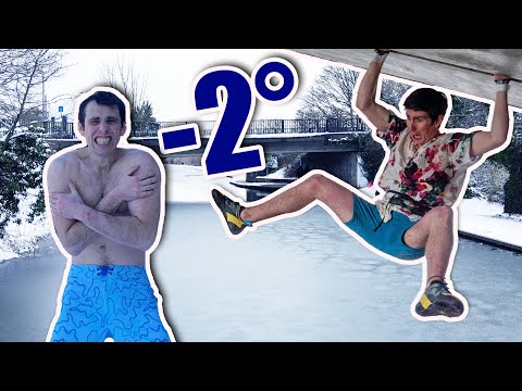 How to Deep Water Solo over FROZEN Water 🥶