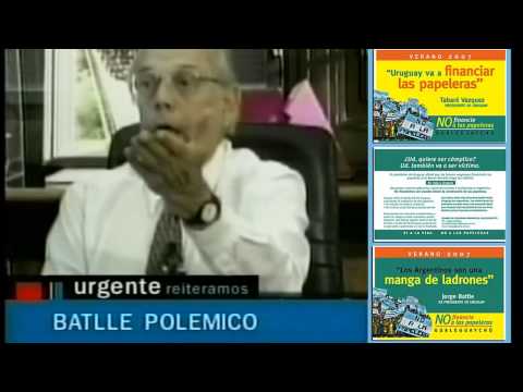 JORGE BATTLE "LOS ARGENTINOS SON TODOS LADRONES"