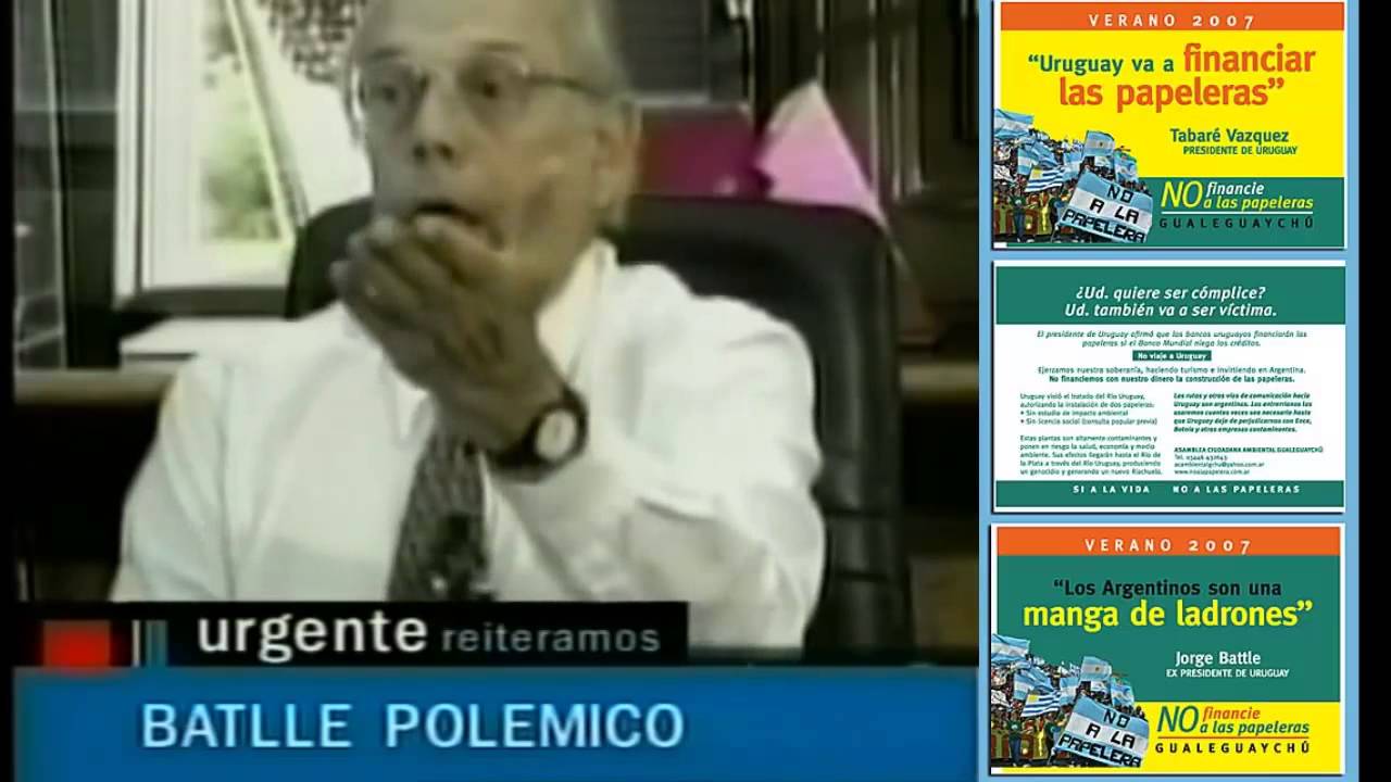 JORGE BATTLE "LOS ARGENTINOS SON TODOS LADRONES"