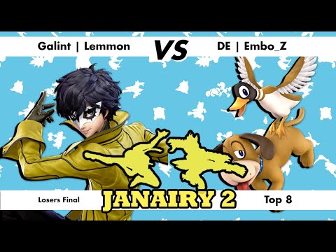 Janairy 2024: Losers Final - Galint | Lemmon (Joker) Vs. DE | Embo_Z (Duck Hunt) - SSBU