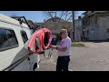 Thule Hullavator Kayak Carrier On A Ford E250 Camper Van