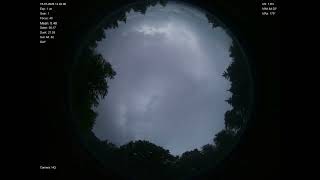 2026-07-15 All sky camera capture from Poiana Rusca Mountains, Romania
