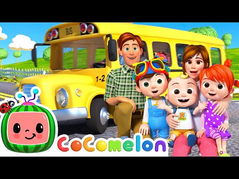 Wheels on the Bus | CoComelon Classics Animal Time | Animals for Kids
