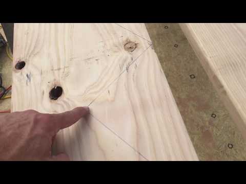 So legen Sie Treppen auf einem 2x12 an