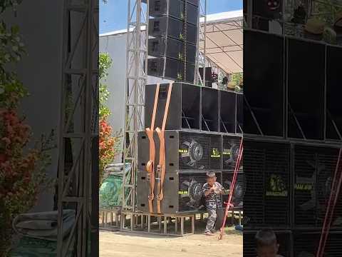 Sound horeg renteng renteng di gantung keren