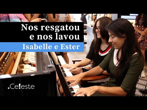 Nos resgatou e nos lavou | Hino 384 H5 CCB | Piano 4 Mãos (Isa e Ester)