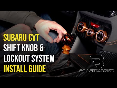 Billetworkz - Subaru CVT Shift Knob Install Guide