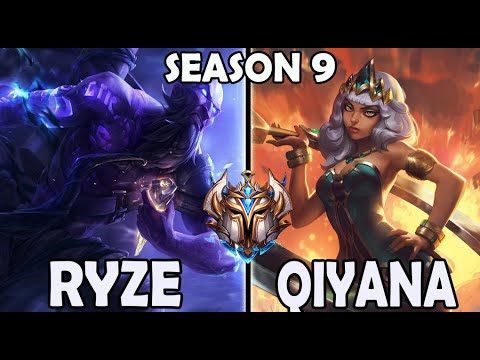 Ryze vs Qiyana TOP Rank #5 Challenger EUW
