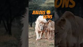 Did you know that lions can be jealous too?😳