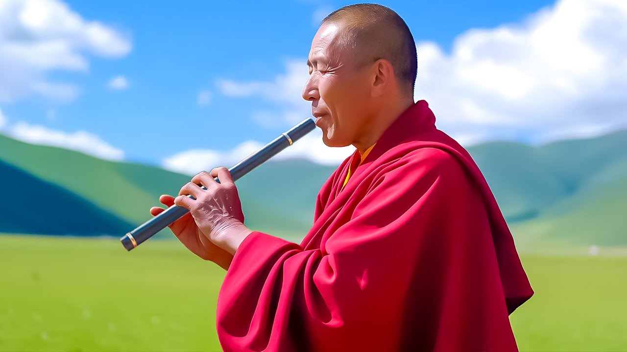 Cure All Pain In Just 1 Minute | Eliminate Stress And Calm The Mind, Tibetan Healing Flute