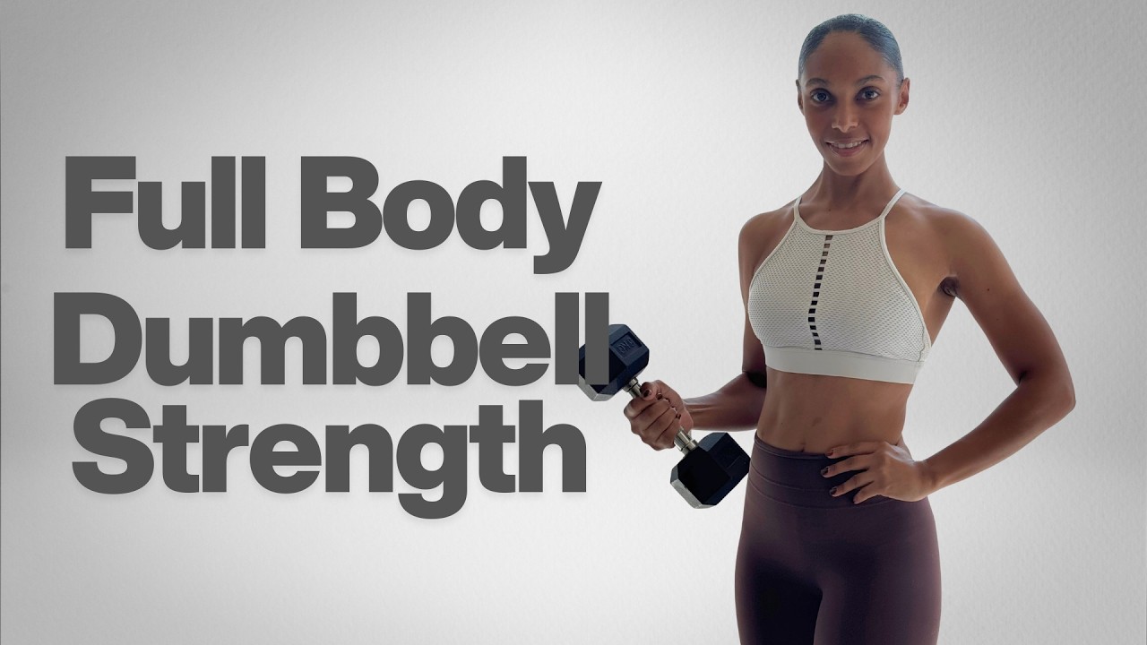 20 min Full Body Dumbbell Strength Workout | Build Muscle & Get Toned 🔥