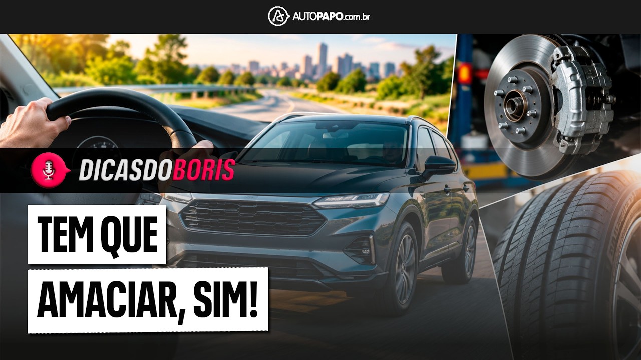 MOTORES MODERNOS TAMBÉM PRECISAM RODAR SUAVE NOS PRIMEIROS QUILÔMETROS