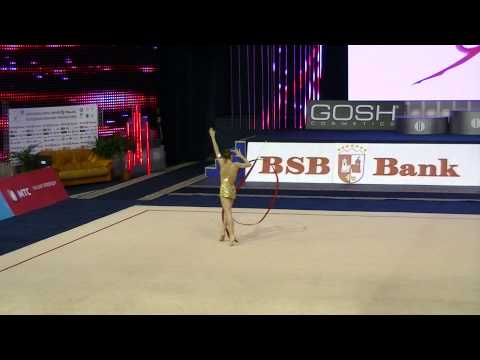 Mateva Maria (BUL) ribbon Qual Cup of World 2014 Minsk