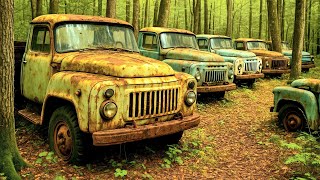 Restoring old engine/Starting old truck gaz 52 abandoned #automobile #restoring