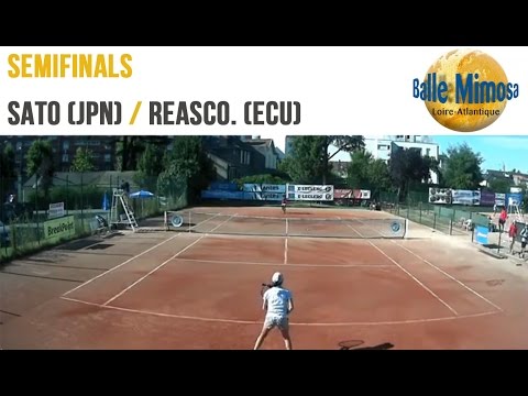SATO (JPN) vs REASCO GONZALEZ (ECU) Semifinals - Court 12