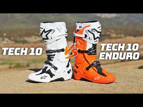 Alpinestars Tech 10 vs Tech 10 Enduro Dirt Bike Boots